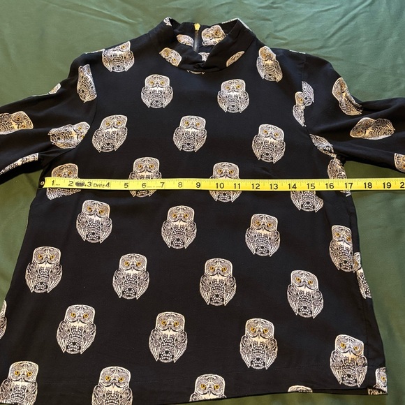 EUC - Sweet & Spooky H&M Owl Print Top - Picture 6 of 13
